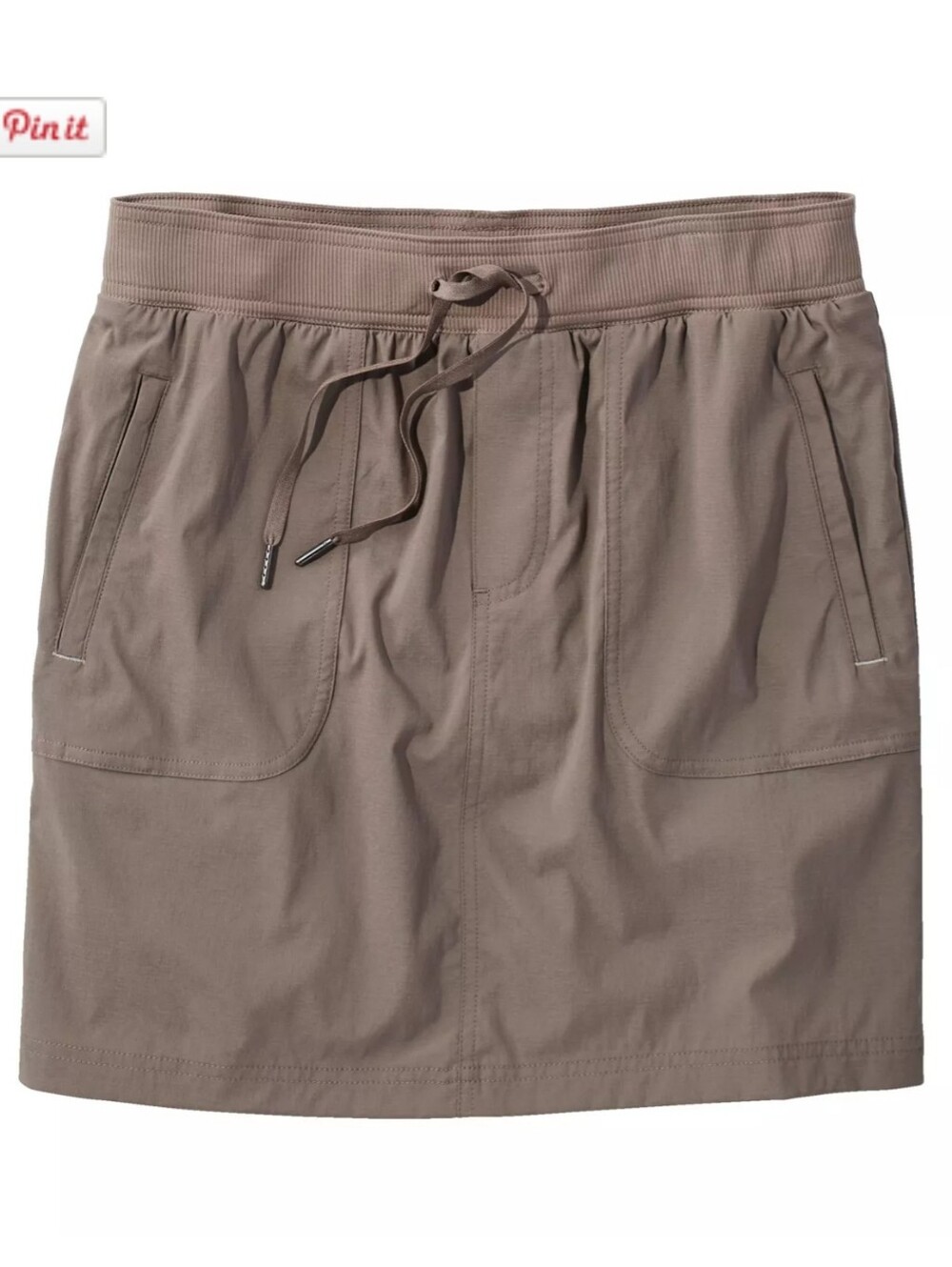 NWT L.L.Bean Vista Camp Skort In Toasted Almond Size XS